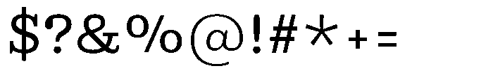 Ortak Slab Medium Font OTHER CHARS