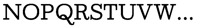 Ortak Slab Medium Font UPPERCASE