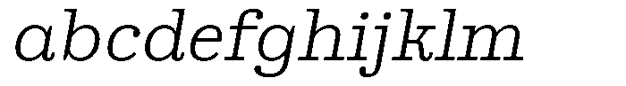 Ortak Slab Regular Italic FONT