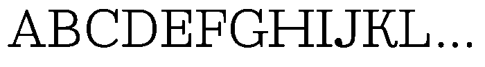 Ortak Slab Regular Font UPPERCASE