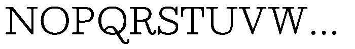 Ortak Slab Regular Font UPPERCASE