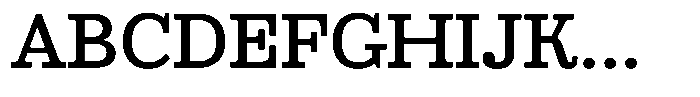 Ortak Slab Semi Bold Font UPPERCASE