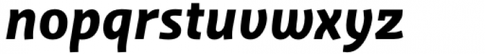 Orto Extra Bold Italic Font LOWERCASE