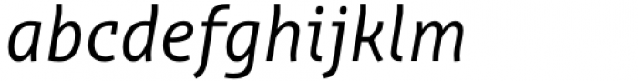Orto Italic Font LOWERCASE