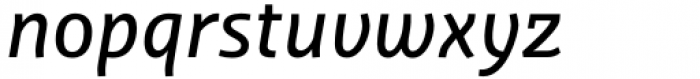 Orto Medium Italic Font LOWERCASE