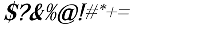 Ortusela Italic Font OTHER CHARS