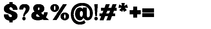 Orvia Black Font OTHER CHARS