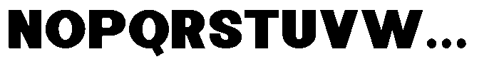 Orvia Black Font UPPERCASE