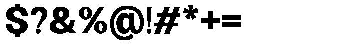Orvia Bold Font OTHER CHARS
