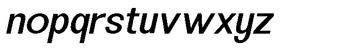 Orvia Italic Font LOWERCASE