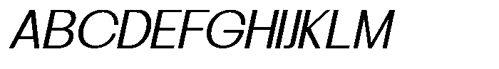 Orvia Light Italic Font UPPERCASE