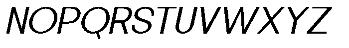 Orvia Light Italic Font UPPERCASE