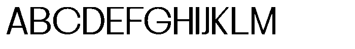 Orvia Light Font UPPERCASE