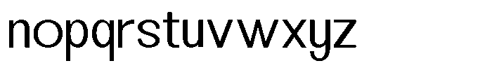 Orvia Light Font LOWERCASE