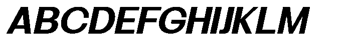 Orvia Medium Italic Font UPPERCASE