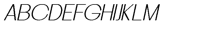Orvia Thin Italic Font UPPERCASE