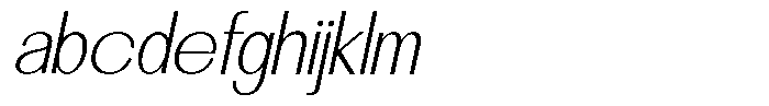Orvia Thin Italic FONT