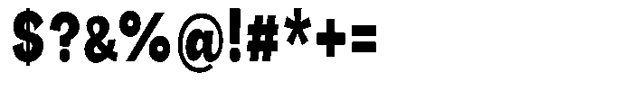 Orvian Black Condensed Font OTHER CHARS