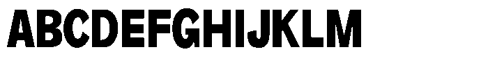 Orvian Black Condensed Font UPPERCASE