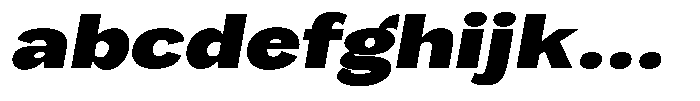Orvian Black Expanded Slanted FONT