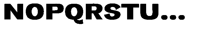Orvian Black Expanded Font UPPERCASE