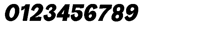 Orvian Black Semi Condensed Slanted Font OTHER CHARS