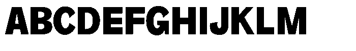 Orvian Black Semi Condensed Font UPPERCASE