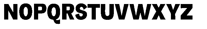 Orvian Black Semi Condensed Font UPPERCASE