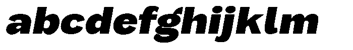 Orvian Black Semi Expanded Slanted FONT
