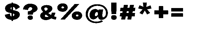 Orvian Black Semi Expanded Font OTHER CHARS