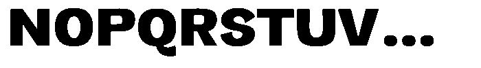 Orvian Black Semi Expanded Font UPPERCASE