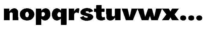 Orvian Black Semi Expanded Font LOWERCASE