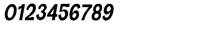 Orvian Bold Condensed Slanted Font OTHER CHARS