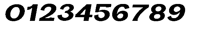 Orvian Bold Expanded Slanted Font OTHER CHARS