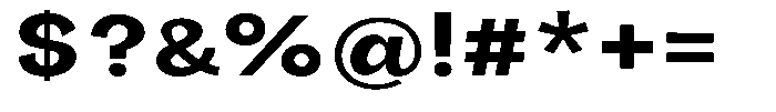 Orvian Bold Expanded Font OTHER CHARS