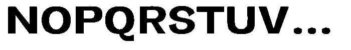 Orvian Bold Expanded Font UPPERCASE