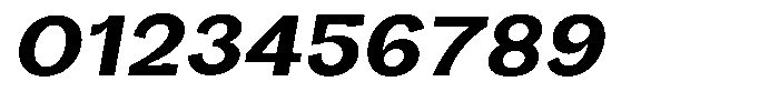 Orvian Bold Semi Expanded Slanted Font OTHER CHARS
