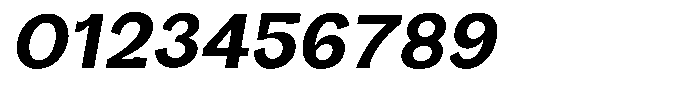 Orvian Bold Slanted Font OTHER CHARS