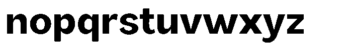Orvian Bold Font LOWERCASE