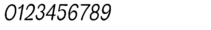 Orvian Condensed Slanted Font OTHER CHARS