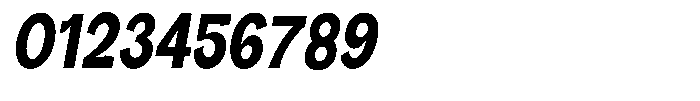 Orvian Extra Bold Condensed Slanted Font OTHER CHARS
