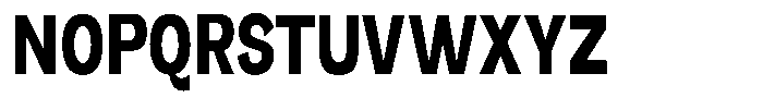 Orvian Extra Bold Condensed Font UPPERCASE