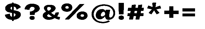 Orvian Extra Bold Expanded Font OTHER CHARS