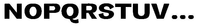 Orvian Extra Bold Expanded Font UPPERCASE