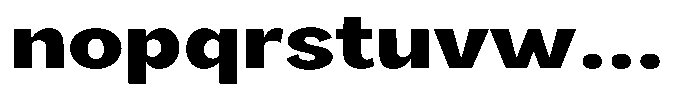 Orvian Extra Bold Expanded Font LOWERCASE
