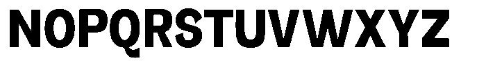 Orvian Extra Bold Semi Condensed Font UPPERCASE