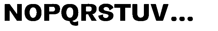 Orvian Extra Bold Semi Expanded Font UPPERCASE