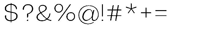 Orvian Extra Light Expanded Font OTHER CHARS