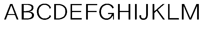 Orvian Light Expanded Font UPPERCASE