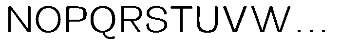 Orvian Light Expanded Font UPPERCASE